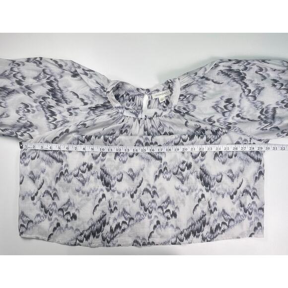 Treasure & Bond 100% Cotton Abstract Print Long Sleeve Blouse Size Small - Picture 10 of 10